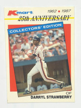 Darryl Strawberry 1987 K-Mart Collector’s Edition #32 New York Mets MLB Card - £1.26 GBP