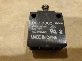 Quantity (2) Omron D2D-1000 Basic Switch 16A 250VAC - $17.00