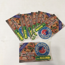ReaLemon brand lemon juice rebate form for shrimp vintage expired coupon... - $19.75