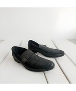 Perry Ellis Black Loafers Slip On Men&#39;s Size 11 Justin Portfolio Dress S... - $19.22