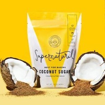 Organic Coconut Sugar by Supernatural Best for Bakers Fine Grain Gluten ... - $40.83