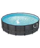 Summer Waves Elite 16ft x 48in Above Ground Frame Swimming Pool Set with... - £903.82 GBP
