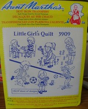 Aunt Matha's Hot Iron Transfers "Little Girl's Quilt" 3909 - $2.99
