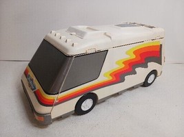 Micro Machines Vintage 1991 Galoob Super City Van Camper Rv Playset W/Cars/Airpl - $29.95
