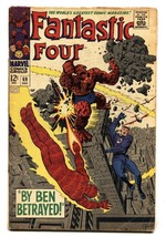 Fantastic Four #69 Jack Kirby Art 1967-MARVEL Comics Vg - £42.00 GBP