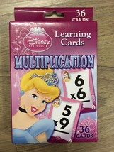 Disney Princess Multiplication Learning Cards Numbers 36 Cards Education... - $7.03