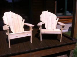 Set of Two Cedar Wisconsin Chairs  - £265.65 GBP+