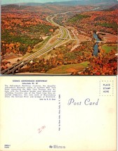 New York(NY) Adirondack Scenic Highway Aerial View in Autumn Fall  VTG Postcard - £7.39 GBP