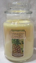 Yankee Candle Large Jar Candle 110-150 Hrs 22 Oz Williamsburg Pineapple - £33.13 GBP