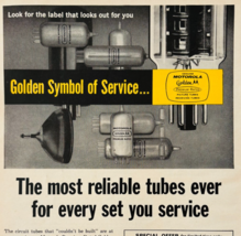1960 Motorola Golden Tubes Advertisement Vintage TV Radio Electronics DW... - $19.99