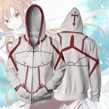  Sword Art Online Kirito Yuuki Aa  Realization 3D Outfit Sweatshirts Men Women H - £83.90 GBP