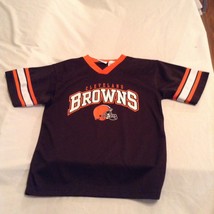 NFL Team Apparel Size 10  12 Cleveland Brown football jersey shirt brown - $15.99