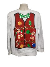 Mad Engine Adult Small White Pullover Christmas Sweatshirt - $371.19 MXN