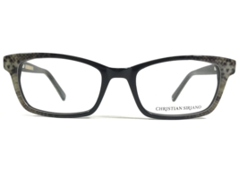 Christian Siriano Eyeglasses Frames ESTELLA GRYSK Black Grey 52-19-140 - £37.43 GBP