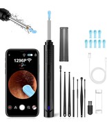 JEGOAT Ear Wax Removal, Ear Wax Removal Tool with 1296P HD Camera &amp; 6 LE... - $318.69 MXN