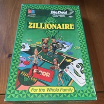 Zillionaire Big Deal Games by Milton Bradley #4837 Vintage 1987 Game Com... - £11.31 GBP