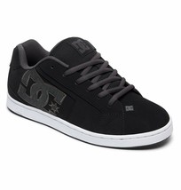 Mens Dc Net Skateboarding Shoes Nib Black Grey (Bgy) - £54.72 GBP