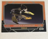 Star Wars Galactic Files Vintage Trading Card #257 Anakin’s Starfighter - $2.48
