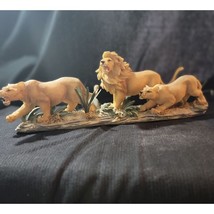 Safari Lion And Lionesses On the Prowl Resin Sculpture - $16.49