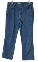 Lee Jeans Womens Relaxed Straight Leg 14 Short Medium Wash - £11.01 GBP