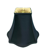 Royal Designs Fancy Square Bell Basic Lamp Shade, Black, 6&quot; x 14&quot; x 11.5&quot; - £51.31 GBP