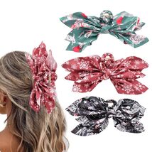 Hadutrek Bow Hair Clips Large 3PCS Black Green Red for Thick Hair Women - €5,88 EUR Hadutrek Bow Hair Clips Large 3PCS Black Green Red for Thick Hair Women - €5,88 EUR