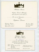 Hebridean Princess Pursers Welcome Party &amp; Captains Table Invitations - $17.82