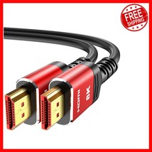 Durable 8K HDMI Cable 6.6FT - 48Gbps, Backward Compatible, Lifetime Support - $26.18