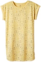 New With Tags Disney Winnie The Pooh Yellow Nightshirt Tunic Faces Size Medium - £39.54 GBP