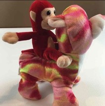 Set of 2 Plush Stuffed Animals Bear Monkey Toy Toddler Plush Multi Color - £7.73 GBP