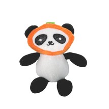 Dan Dee Halloween Pumpkin Panda Bear Plush Stuffed Animal 2018 7.25” - £17.22 GBP