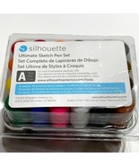 Silhouette Ultimate Sketch Pen Set 24 Pieces Cameo Portrait Curio Models - $21.29