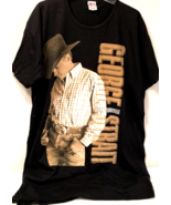 George Strait Honkytonkville Women&#39;s Oversize Black T-Shirt One Size Fit... - £28.04 GBP