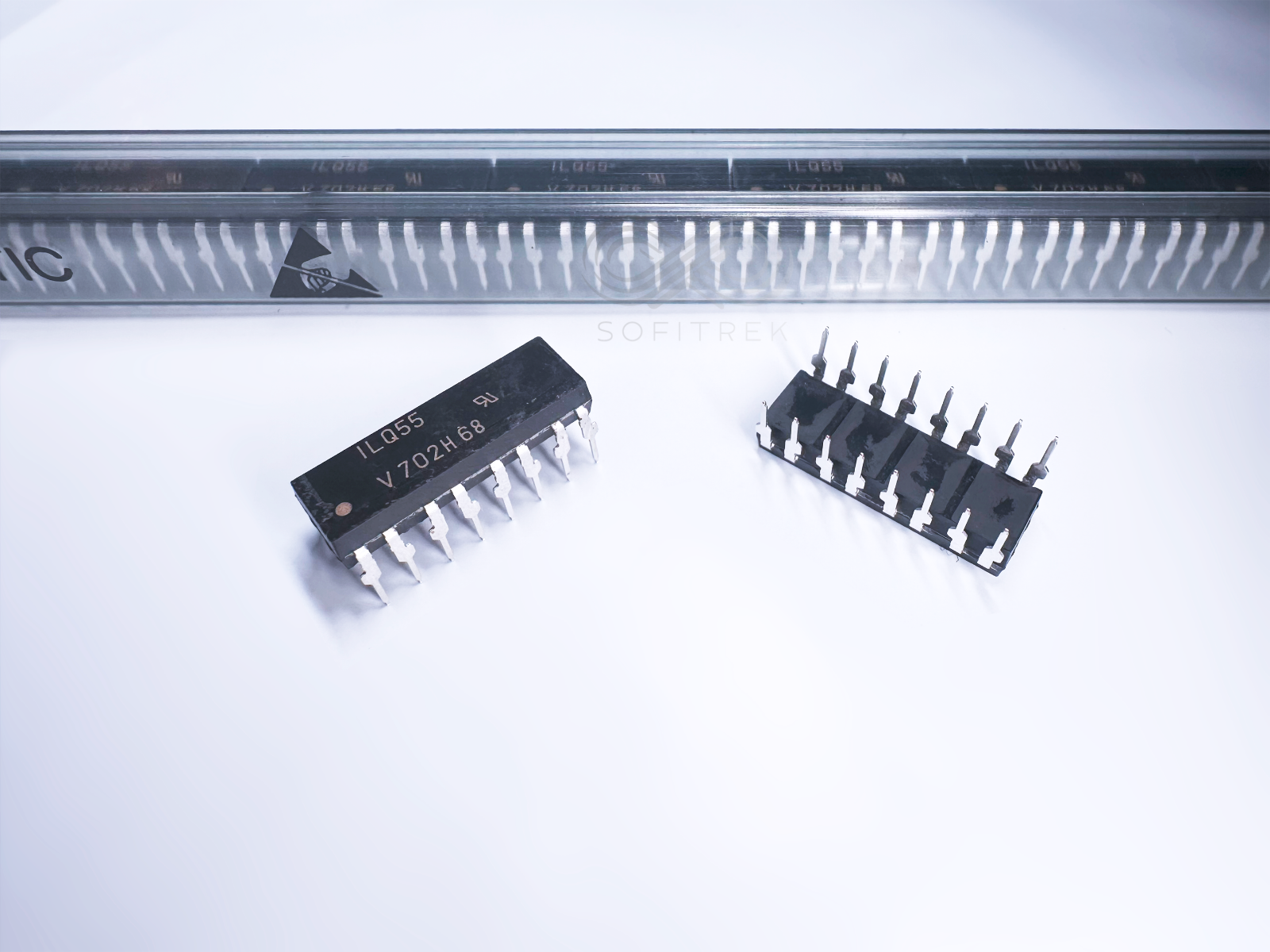 5PCS ILQ55 Vishay Photodarlington Output Optocoupler IC Quad Channel PDI... - $9.50