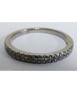 19k 800 White Gold 20 Diamond Wedding Band Sz 8.5 Scott Kay Portugal .40... - $450.00
