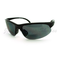 Mens Sunglasses with Bifocal Reading Lens Half Rim Sports Fashion - £16.44 GBP