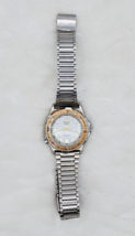 Vintage Timex Acqua Indiglo Men Watch Gold/Silver Tone Water Resistant Quartz - £15.79 GBP