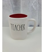Rae Dunn Teacher Coffee Mug Red Interior NEW / FREE SHIPPING - $445.49 MXN