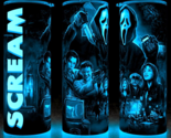 Glow in the Dark Scream 90s Ghostface Scary Movie Horror Cup Tumbler 20oz - £17.87 GBP