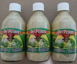 6X Del Primo Habanero Salsa Verde / Habanera Green Sauce - 6 Bottles Of ... - $39.59
