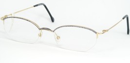 Vintage Pass P 091 530 Gold /SILVER-GREY Eyeglasses Glasses Frame 48-18-135mm - £66.13 GBP