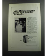 1976 Mayflower Moving Ad - Alice Hampton couldn&#39;t put this book down - £14.55 GBP