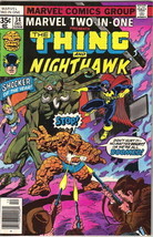 Marvel Two-In-One Comic Book #34 The Thing and Nighthawk, Marvel 1977 FINE- - £2.19 GBP