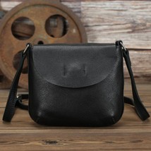 Retro Genuine Leather Women Bag Ladies Bags New Simple First Layer Cowhide Femal - £56.92 GBP