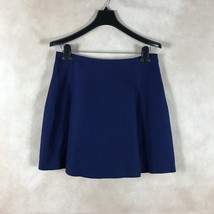 LAUREN RALPH LAUREN Navy Blue Pleated Cotton A-Line Skirt NWOT 4 Petite - £14.02 GBP