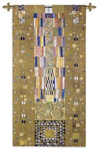 52x28 Stoclet Frieze Knight Gustav Klimt Geometric Art Tapestry Wall Hanging - $133.65