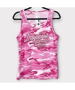 NWT pink camo Daytona International Speedway Cotton Tank top junior size XL - $17.00