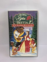 La Bella Y La Bestia 2:Una Navidad Encantada:Vhs/Pal/España/Walt Disney - £7.59 GBP