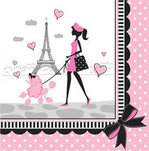 Party In Paris Lunch Napkins - $2.99