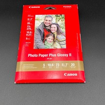 Canon Photo Paper Plus Glossy II - 5"x7", 20 Sheets - $5.94